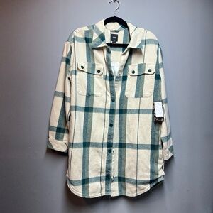Vans Hal Plaid Flannel Jacket Shacket Women's small